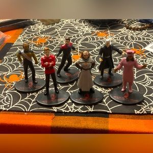 Set of (6) 1994 Stat Trek Generations Figures